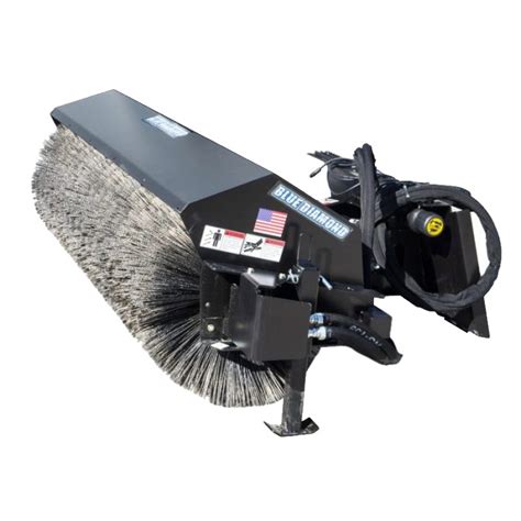 angle attachment for skid steer|power angle broom skid steer.